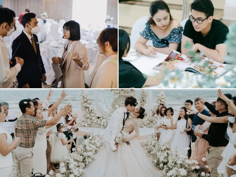 Wedding Planner hỗ trợ tư vấn cho các cặp đôi lựa chọn các dịch vụ phù hợp với mong muốn của họ (ảnh: sưu tẩm)