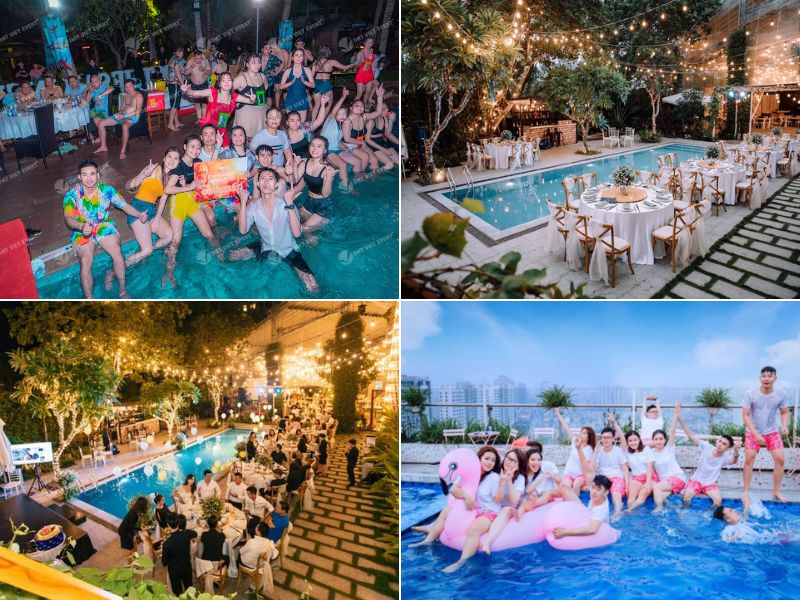 Pool Party thường được chọn tổ chức trong nhiều sự kiện (Ảnh: Sưu tầm) 
