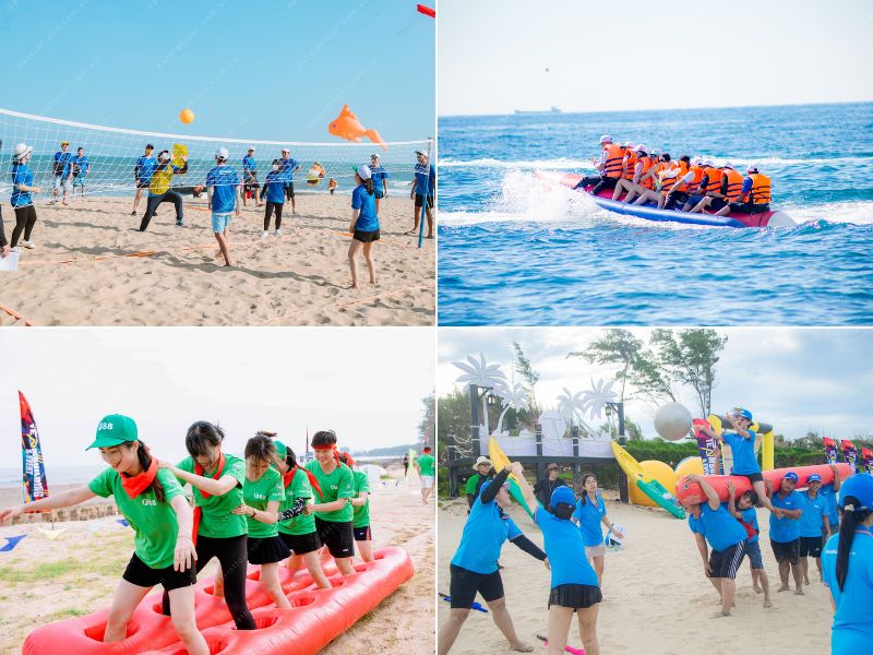 Đa dạng các trò chơi teambuilding ngoài trời