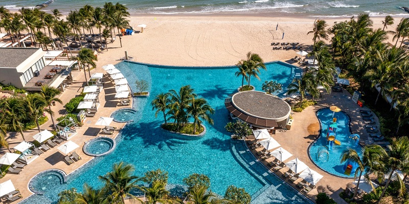 Khu du lịch Hồ Tràm mùa hè