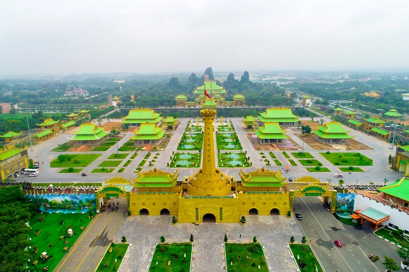 Khu du lịch Đại Nam với khuôn viên rộng lớn tại Bình Dương 