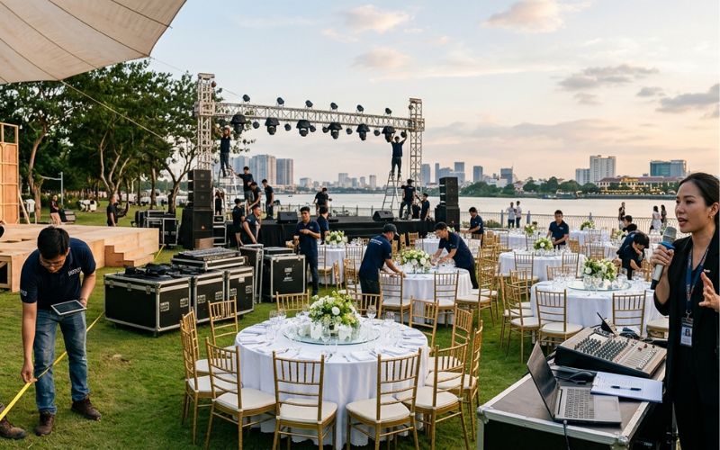 Kinh nghiệm tổ chức Gala Dinner bãi biển thành công