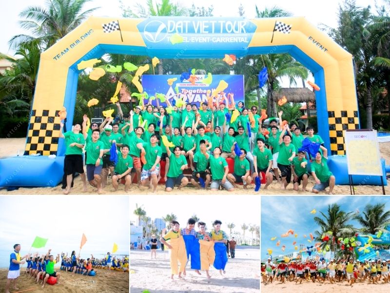 Mùa hè thời điểm lý tưởng để tổ chức team building (Ảnh: Đất Việt Event) 