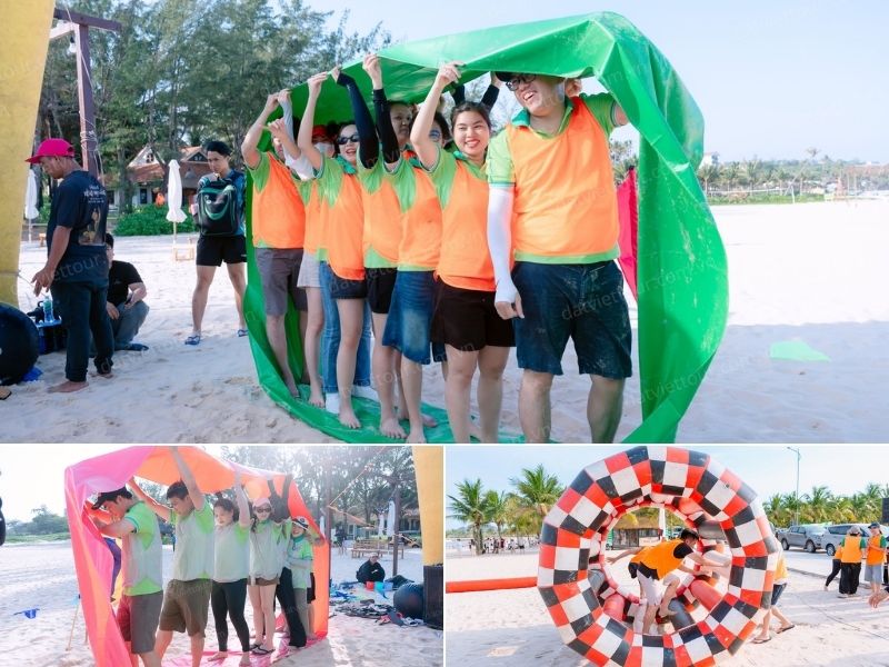 Các thành viên cùng chinh phục đích đến chung (Ảnh: Đất Việt Event)