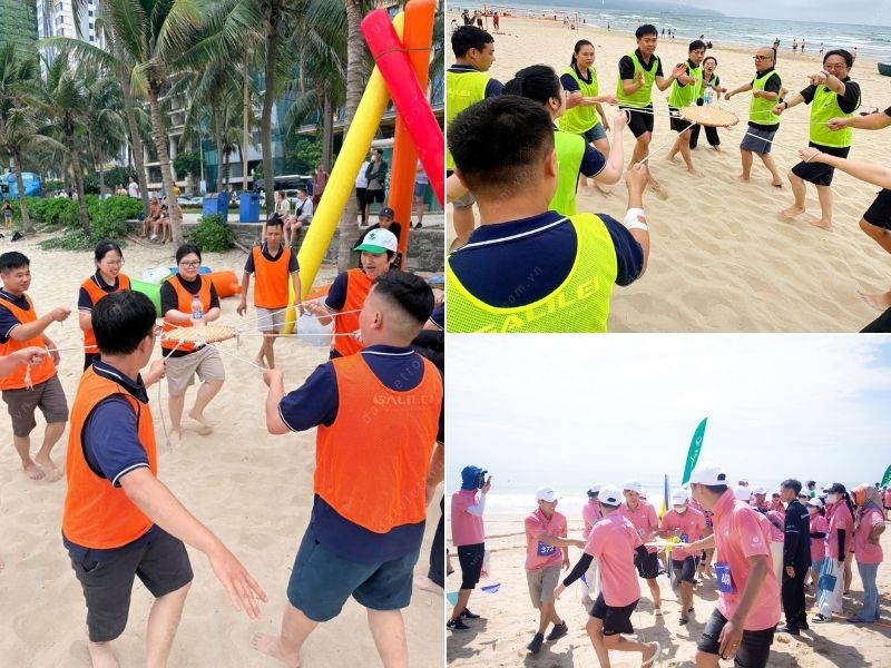 Các thành viên cùng đồng tâm hiệp lực để mang chiến thắng cuối cùng (Ảnh: Đất Việt Event)