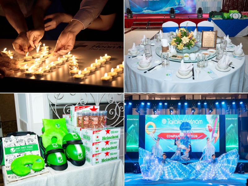 Ekip Đất Việt Event vận hành chương trình YEP (Ảnh: Đất Việt Event)