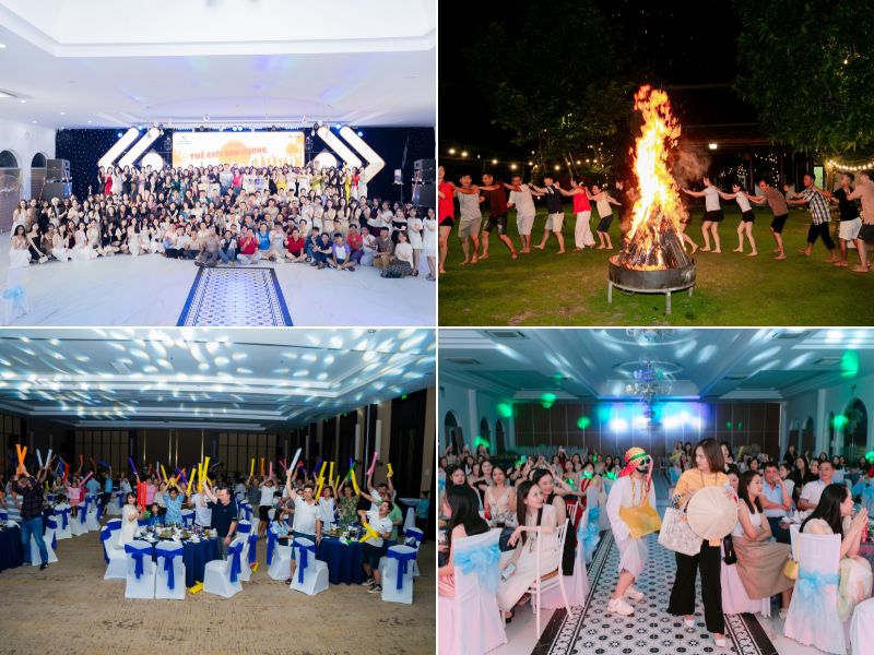 Không gian Year End Party doanh nghiệp (Ảnh: Đất Việt Event)