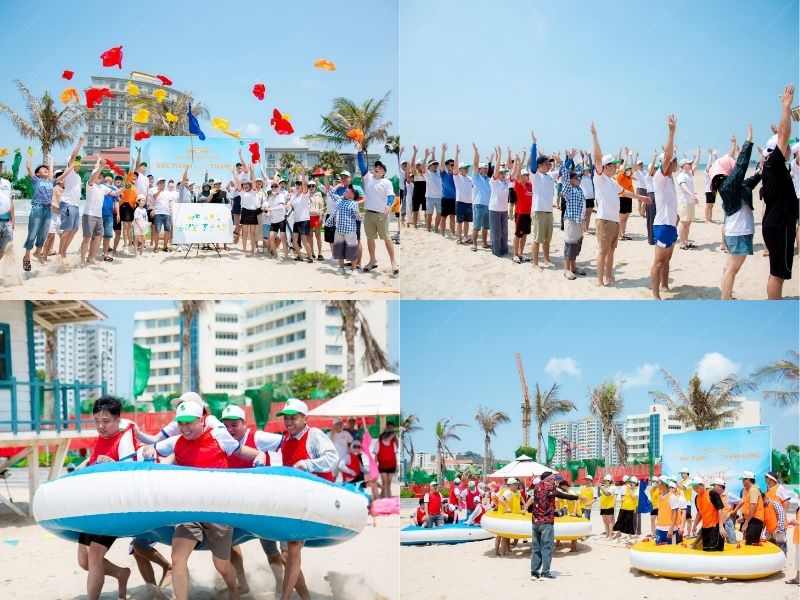 Đoàn tổ chức teambuilding ngoài trời tại Vũng Tàu