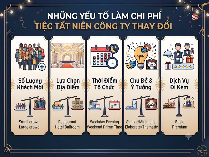 Những yếu tố làm thay đổi chi phí (Ảnh: Sưu tầm)