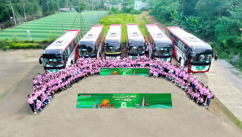 Hoạt động teambuilding của Đất Việt Event tại Nam Cát Tiên