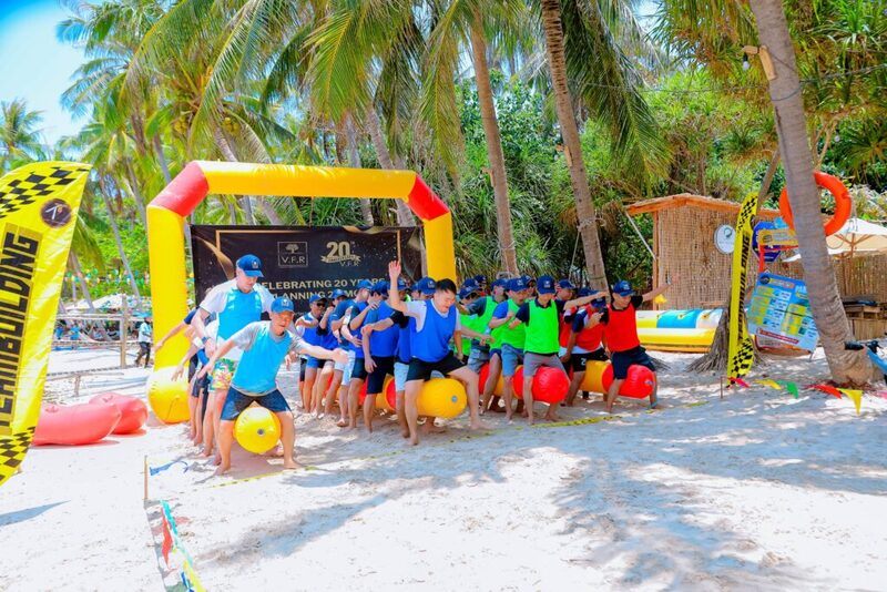 Các thử thách nhóm của Team Building Phú Quốc 